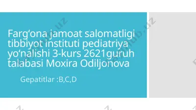gepatit b — PPTX