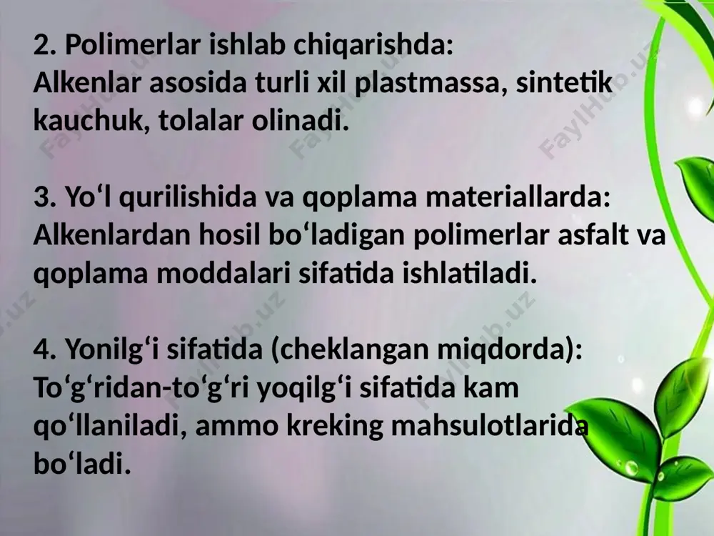 alkenlarni tabiiy manbalari. neftni benzin fraksiyasini guruhli va induvidual tarkibi - Page 5