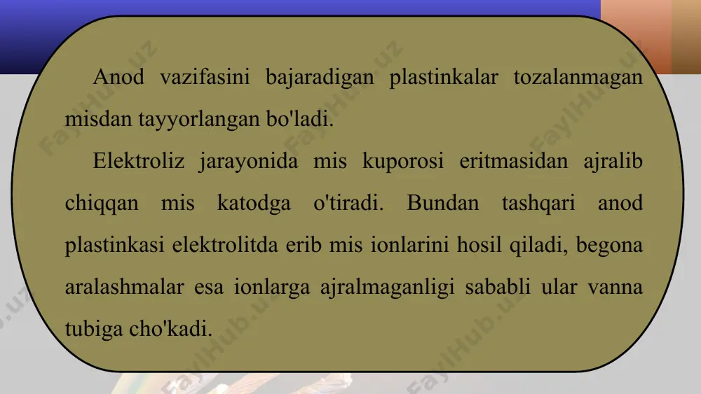 elektrolizdan turmushda va texnikada foydalanish 8 - sinf - Page 4