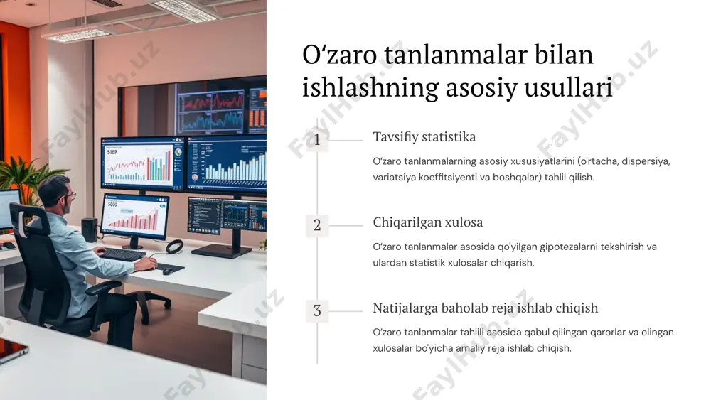 oʻzaro tanlanmalarni statistik jihatdan tadqiq etish - Page 5
