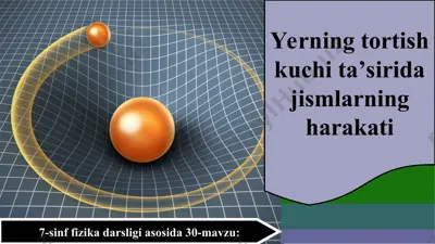 yerning tortish kuchi ta’sirida jismlarning harakati 7-sinf — PPT