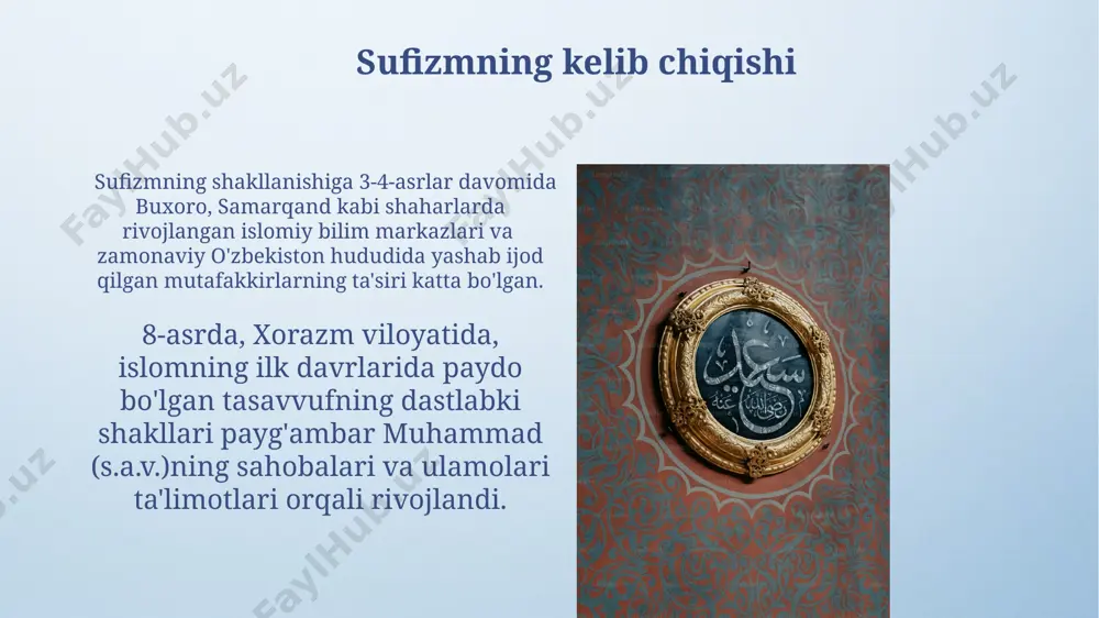 tasavvuf tushunchasi va uning mohiyati - Page 5