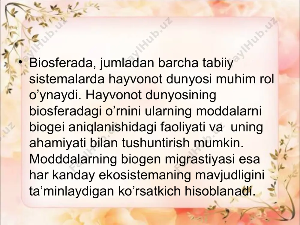 hayvonlarning turli muhit sharoitlarga moslanishi - Page 5