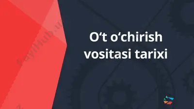 oʻt oʻchirish vositasi — PPTX
