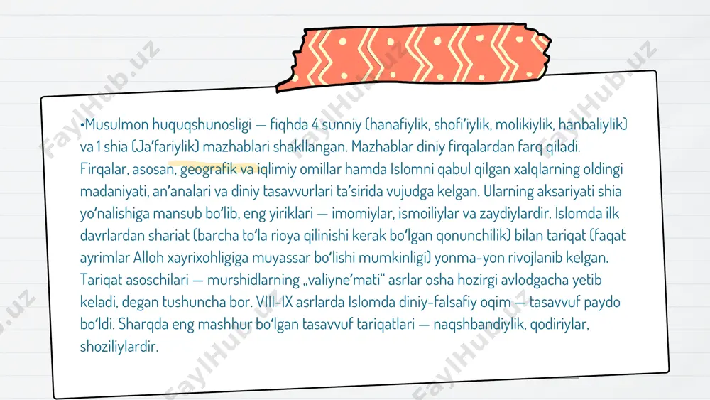 islom dini oqimlari va yo'nalishlari - Page 4