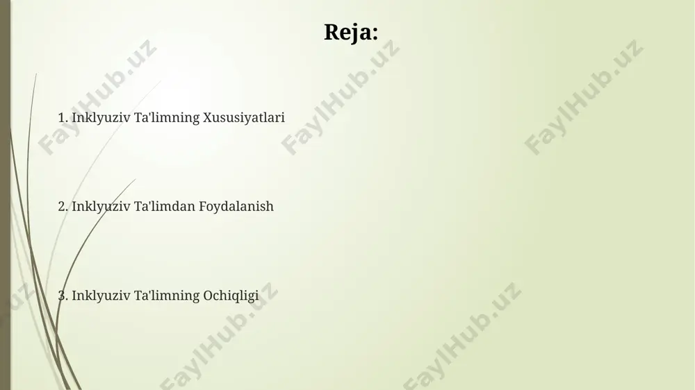 aradorligini oshirish uchun o'qituvchilarning malakasini oshirishga yo'naltirilgan kamida 30 soatlik trening dasturlari, shu jumladan, inklyuziv pedagogika va moslashuvchan o'qitish uslublari bo'yicha o'tkazilishi zarur. inklyuziv ta'limda innovatsiyalar augmentativ va alternativ kommunikatsiya (aak) texnologiyalarining joriy etilishi, nutq va til muammolari bo'lgan 300 dan ortiq o'quvchiga muloqot qilish imkoniyatini beradi va ijtimoiy integratsiyani yaxshilaydi. inklyuziv maktablarda, stem sohalarida qo'llaniladigan interaktiv o'yinlar va simulyatsiyalar orqali 5 dan ortiq turdagi o'quv materiallari bilan ishlash imkoniyati ta'minlanadi. inklyuziv ta'limda o'quvchilarning 70% dan ortig'i individual o'quv rejalari (ior) yordamida o'zlashtirish darajasiga moslashtirilgan ta'lim oladi, bu esa ta'lim samaradorligini 25% ga oshiradi. inklyuziv ta'limning kelajagi inklyuziv ta'lim muassasalarida virtual va qo'shma reallik texnologiyalarining qo'llanilishi 2025-yilga borib, 15% ga ko'proq o'quvchilarning o'qishga jalb etilishini ta'minlaydi, bu esa inklyuziyani yanada mustahkamlaydi. kelgusi 10 yilda inklyuziv ta'limning rivojlanishi uchun global investitsiyalar 2 baravar ko'payishi va 50 milliard dollardan oshib ketishi kutilmoqda, bu esa yangi resurslar va innovatsion yondashuvlarni qo'llab-quvvatlaydi. inklyuziv ta'limning …