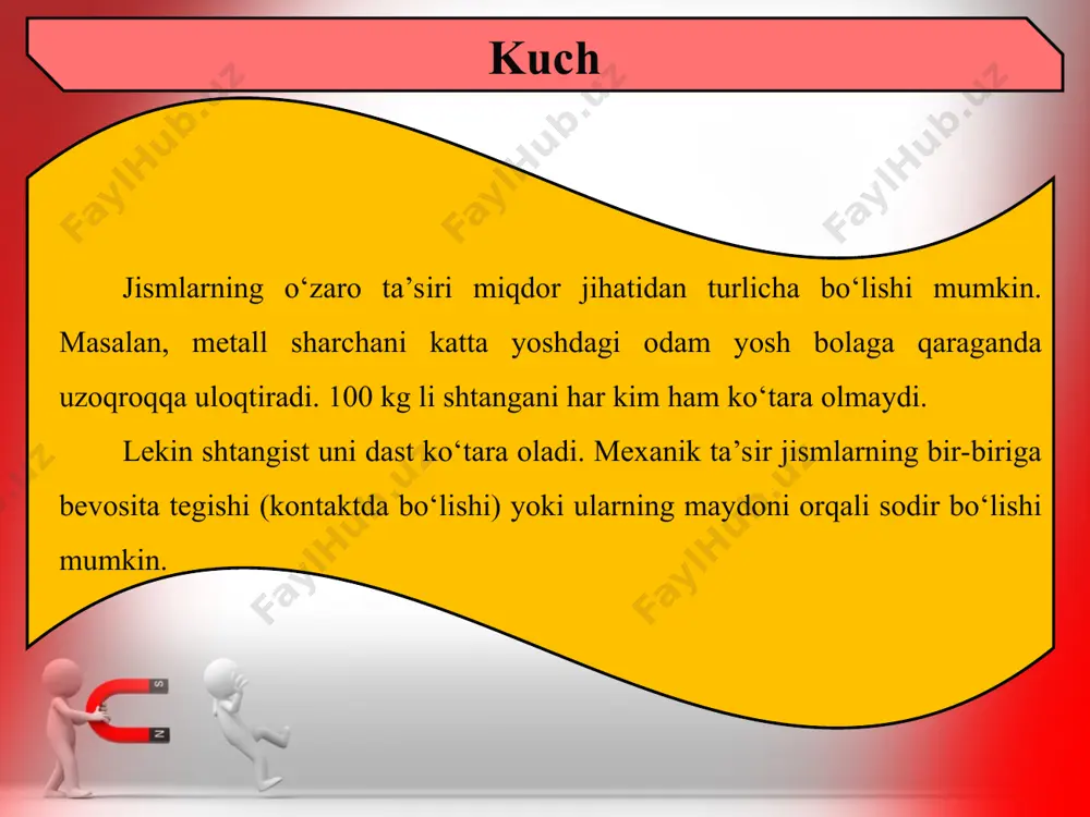 jismlarning o‘zaro ta’siri. kuch 7-sinf - Page 4