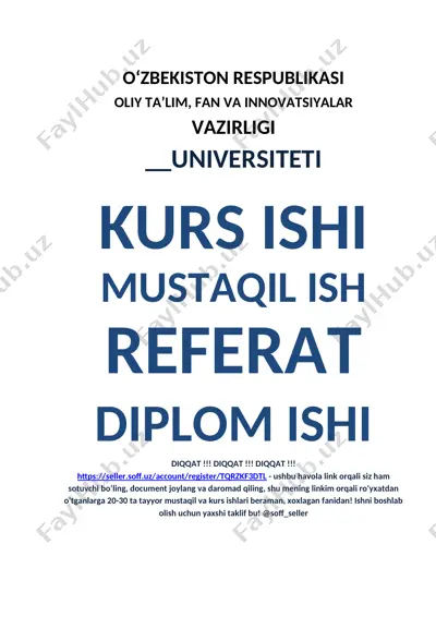 boshlang‘ich kimyoviy tushunchalarni o‘qitish metodikasi — DOCX