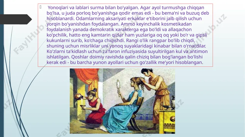 qadimgi gretsiyada kasmetologiyani qo'llanilishi - Page 5