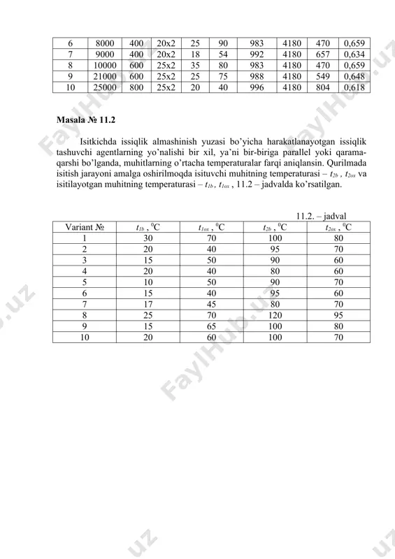 isitish jarayoni va jarayonni amalga oshirish qurilmalarini hisoblash - Page 4