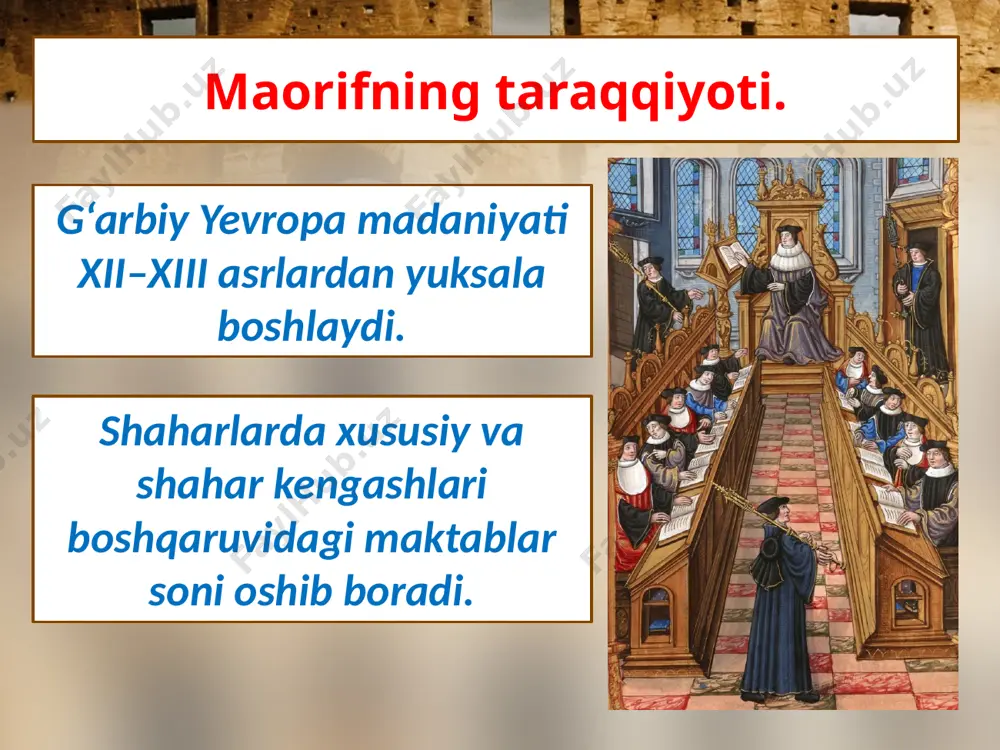 yevropa madaniyati. 7- sinf - Page 5