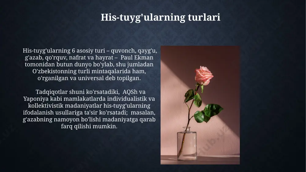 emotsiyalar va ularning inson hayotidagi ro'li - Page 3