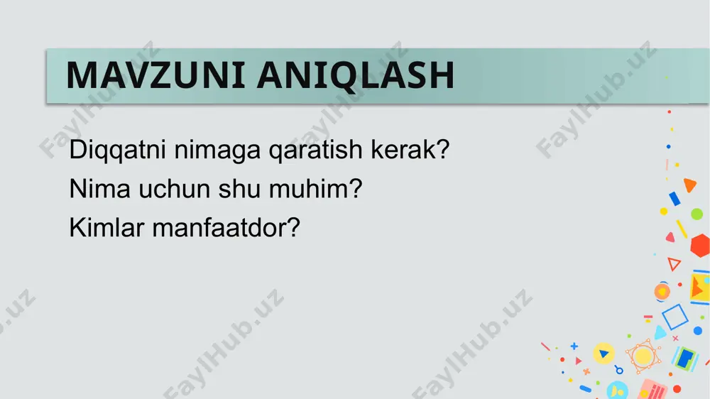 diqqatni nimaga qarating kerak? - Page 2