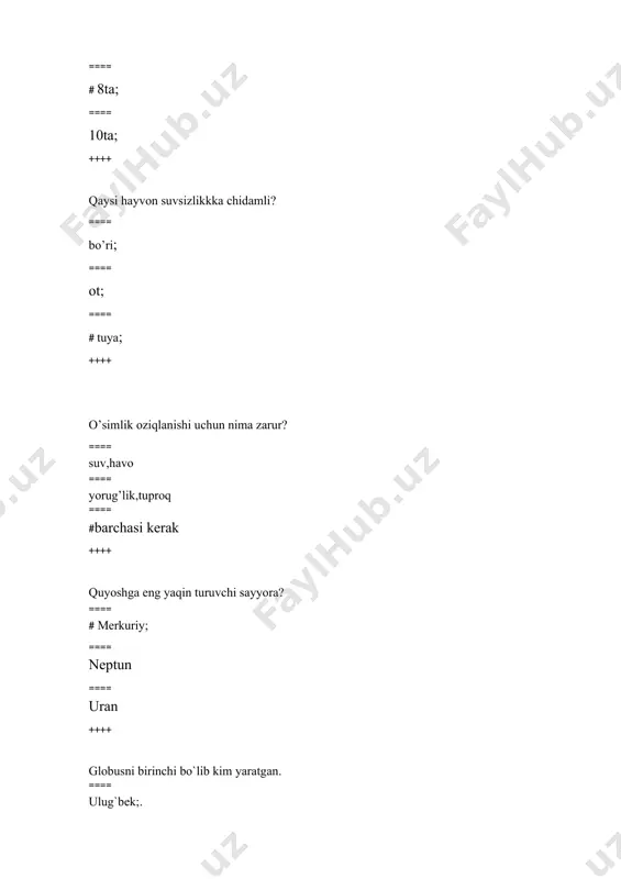 o'simliklar - Page 5