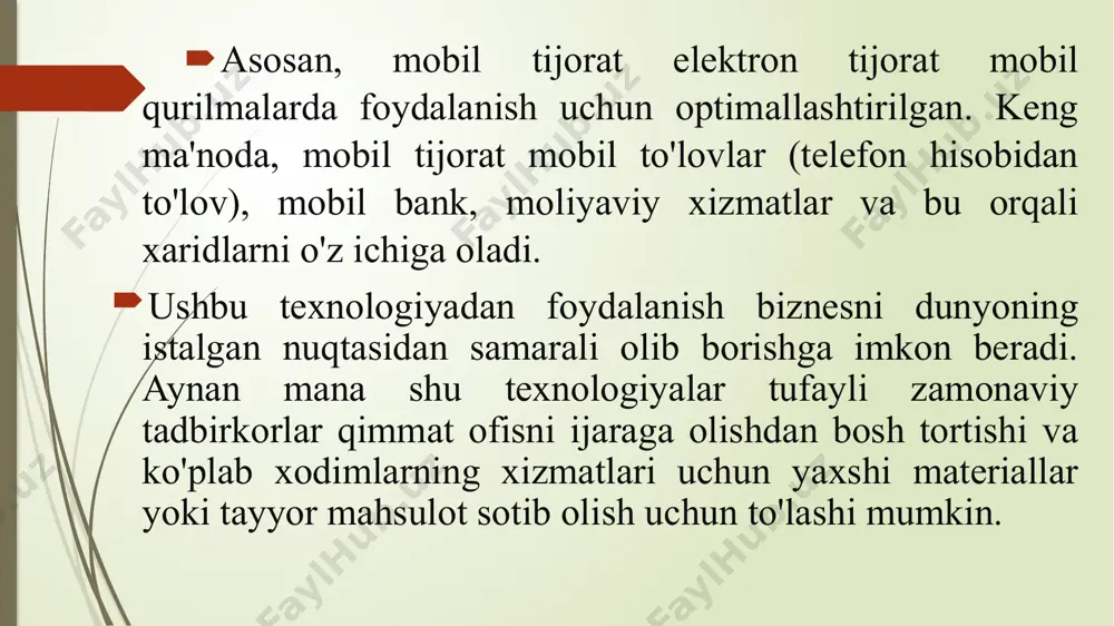 oliyatini muvofiqlashtiruvchi qonunchilikning yo'qligi. bunga elektron tijorat firibgarligining yuqori foizi va unga qarshi kurashishning samarali usullarining etishmasligi kiradi. 3) barcha iste'molchilar ham elektron tijoratga moyil emas. ko'pgina xaridorlar uchun mahsulotga "teginish" va vizual baholash qobiliyati muayyan mahsulotni sotib olishda hal qiluvchi omil hisoblanadi. sotib olingan buyumning sifatini to'liq anglay olmaslik elektron tijoratni rivojlanishiga to'sqinlik qiluvchi asosiy omil hisoblanadi. 4) onlayn tranzaktsiyalarni amalga oshirishda foydalanuvchi maxfiyligi va xavfsizligini yo'qotish. xavfsizlik texnologiyalarining rivojlanishi bilan ushbu omilning xavfi sezilarli darajada kamayadi. shunga qaramay, internet orqali to'lashda pulingizni yo'qotish, uni biron bir do'konda sotuvchiga topshirish bilan yo'qotishdan ko'ra osonroqdir. 5) tovarlarni etkazib berish bilan bog'liq muammolar tahdidi, deklaratsiyani qaytarish va hk. elektron tijoratning paydo bo'lishi muammosiz 1998 yilda boshlangan. bugungi kunda, deyarli 20 yildan so'ng, onlayn savdolarning umumiy aylanmasi 2,36 trln. dollarni tashkil etdi. barcha mamlakatlar orasida internet savdosi bo'yicha birinchi o'rin, shubhasiz, xitoy. rossiya faqatgina 9-o'rinda, bu esa ushbu sohada rivojlanish istiqbollari borligini …