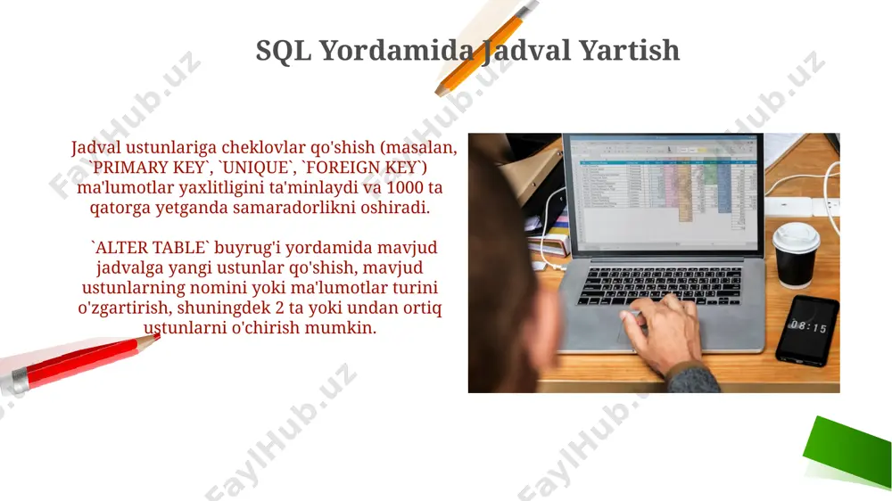 ms access dasturida jadval yaratish - Page 5