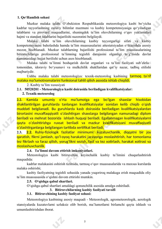 ik n- o‘lchovli fazo; · vektorlar va ular ustida amallar, vektorlarning skalyar, vektor va aralash ko‘paytmalari; · tekislikda to‘g‘ri chiziq tenglamalari; · ikkinchi tartibli egri chiziqlar, ellips, giperbola va parabola; · funksiya va uning berilish usullari, · sonlar ketma-ketligi va uning limiti, funksiya limiti; · funksiya uzluksizligi va uzluksiz funksiyalar xossalari; · funksiya hosilasi va differensiali, asosiy elementar funksiyalarning hosilalari; · yuqori tartibli hosilalar, funksiyaning ekstremumlari, funksiyaning eng katta va eeng kichik qiymatalri; · funksiya grafigining asimptotasi, funksiyani hosila yordamida to‘la tekshirish; · boshlang‘ich funksiya va aniqmas integral; · integrallashning ba’zi qoidalari; · kasr-ratsional funksiyalarni sodda kasrlarga ajratish va integrallash; · aniq integral ta’rifi va xossalari; · aniq integralning geometriyaga tadbiqlarini bilishi kerak. · matritsalar ustida amallar bajara olish; · minor va algebraik to‘ldiruvchilarni hisoblay olish; · tenglamalar sistemasini yecha olish va amaliyotda tadbiq qila olish; · koordinatalar sistemasini tasvvur qila olish; · vektorlarni skalyar, vektor va aralash ko‘paytmalarini hisoblay …