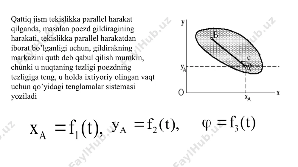 qattiq jismning tekislikka parallel harakati - Page 4