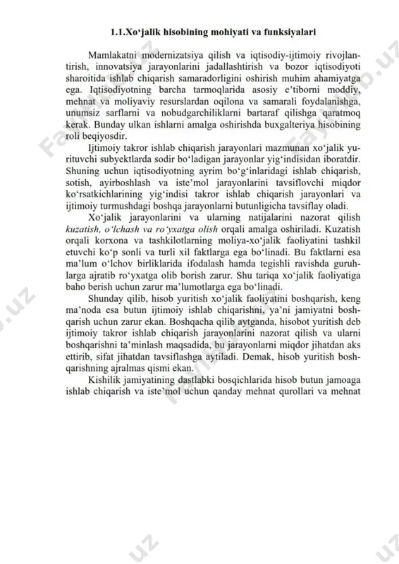 xo‘jalik hisobning mohiyati va funksiyalari - Page 2