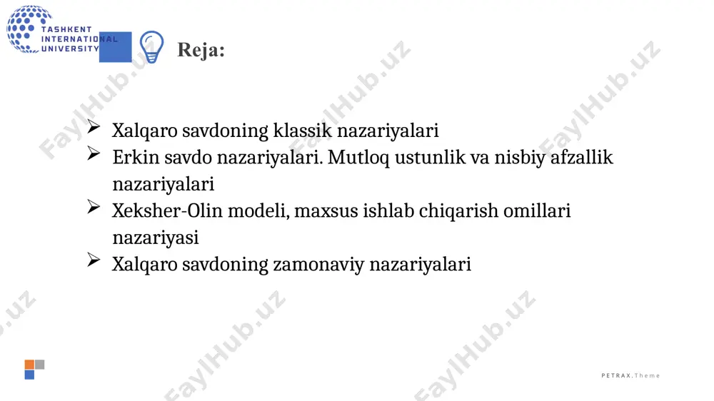 obiga kengaytirish orqali mehnat unumdorligining o‘sishini ta’minlaydi; 4 eksport mamlakat iqtisodiyoti uchun ijobiy omil hisoblanadi, chunki u ichki bozorda sotilmagan ortiqcha mahsulotlarni xorijga sotish imkonini beradi; 5 eksport subsidiyalari ichki soliqlar hisobidan moliyalashtiriladi va ichki narxlarning oshishiga olib keladi. shuning uchun ularni bekor qilishi kerak. lessafer atamasi taxminan 1681-yil fransiyaning kuchli moliya bosh boshqaruvchisi jan-batist kolbert va m. le jendre boshchiligidagi frantsuz ishbilarmonlari guruhi o‘rtasida bo‘lib o‘tgan uchrashuvda paydo bo‘lgan. petrax.theme gournay fransiyadagi savdoga qo‘yilgan cheklovlarni olib tashlash va sanoatni tartibga solishni qizg‘in qo‘llab-quvvatladi. kolbert-le gendre nazariyasidan mamnun, u buni o‘zi uchun kattaroq maksimal darajaga solib qo‘ydi: "lessafer et laissez passer" ("qo‘y va o‘tkazib yuborsin"). uning shiori ham uzoqroq "lessafer et laissez passer, le monde va de lui meme!" ("qilaylik va o‘taylik, dunyo o‘z-o‘zidan davom etmoqda!"). petrax.theme xviii asrda fransiyada " lessafer" ni e’lon qilishdi va uni o‘zlarining iqtisodiy tamoyillari asosiga qo‘yishdi va adam smitdan boshlab taniqli iqtisodchilar bu g‘oyani …