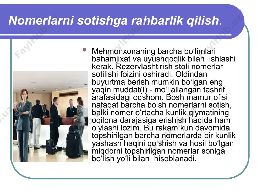 mehmonxonalarning tashkiliy-boshqarish tuzilmasi - Page 4
