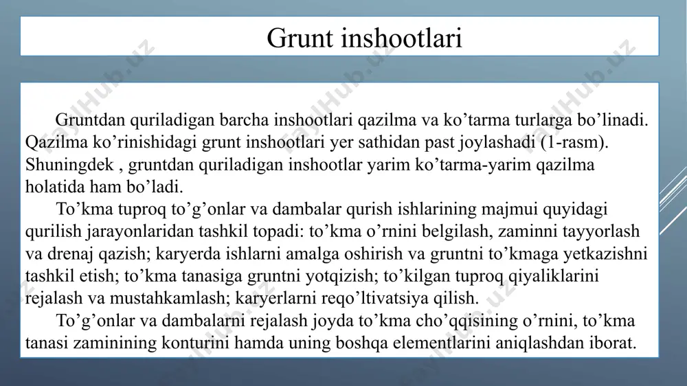 grunt to’g’onlarini gidromexanizatsiya usulida qurilishi afzalliklari - Page 3