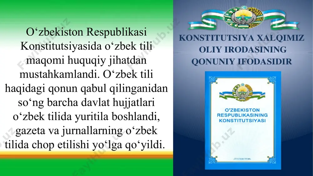 o‘zbek tilining sohalarda qo‘llanishi va uning jamiyat hayotida tutgan o‘rni - Page 3
