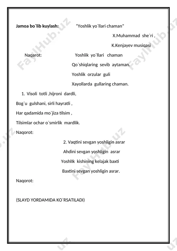 ”o`zbek musiqa san`atining jahon sahnasiga chiqishi” - Page 5