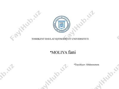 3-mavzu. risk va daromadning o‘zaro bog‘liqligi — PPTX