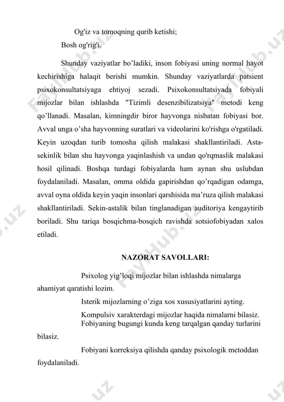 psixologik konsultatsiyaning maxsus muammolari - Page 5