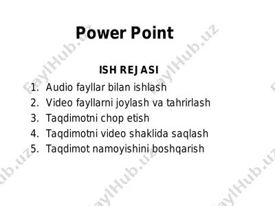 power point — PDF