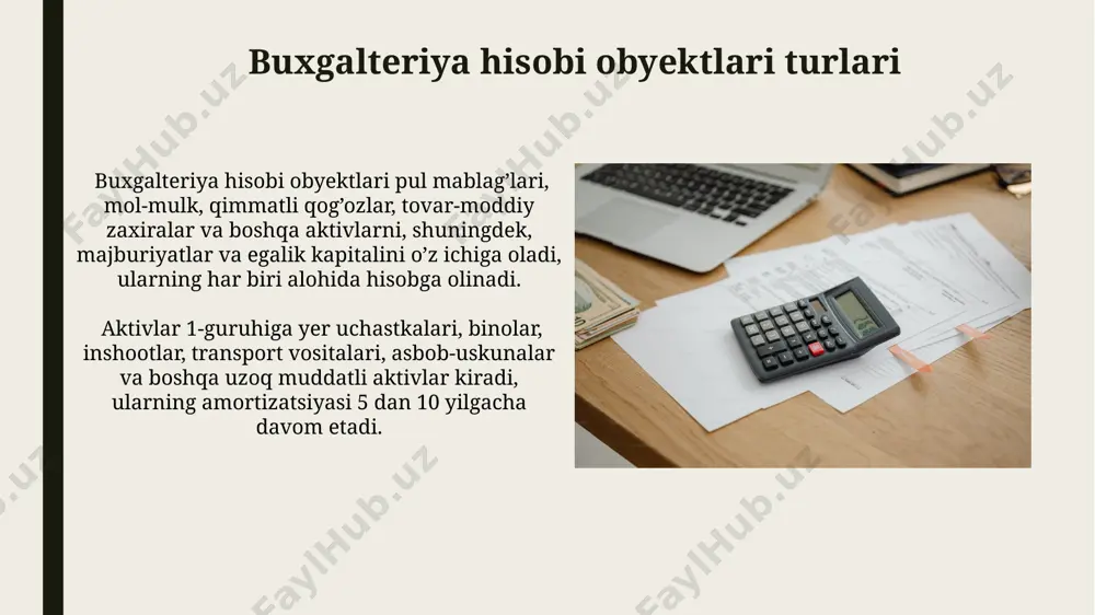 buxgalteriya hisobi sub’ektlari va ob’ektlari - Page 5