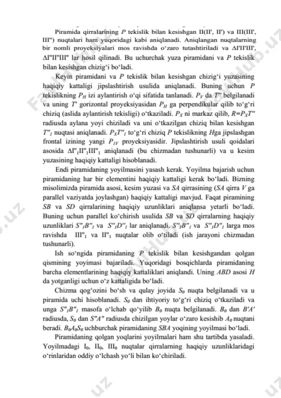 iv vazifa: ko‘pyoqliklarni tekislik bilan va o‘zaro kesishishchizig‘ini aniqlash - Page 2
