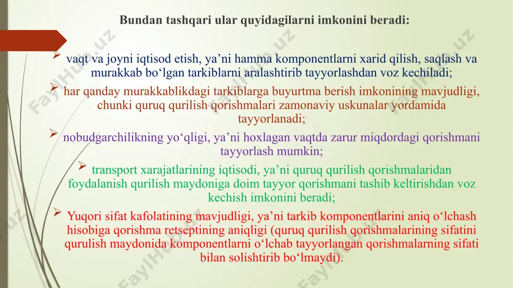 qurilish qorishmalarini texnologiyasi - Page 4