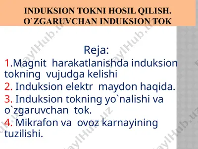 induksion tok haqida — PPTX