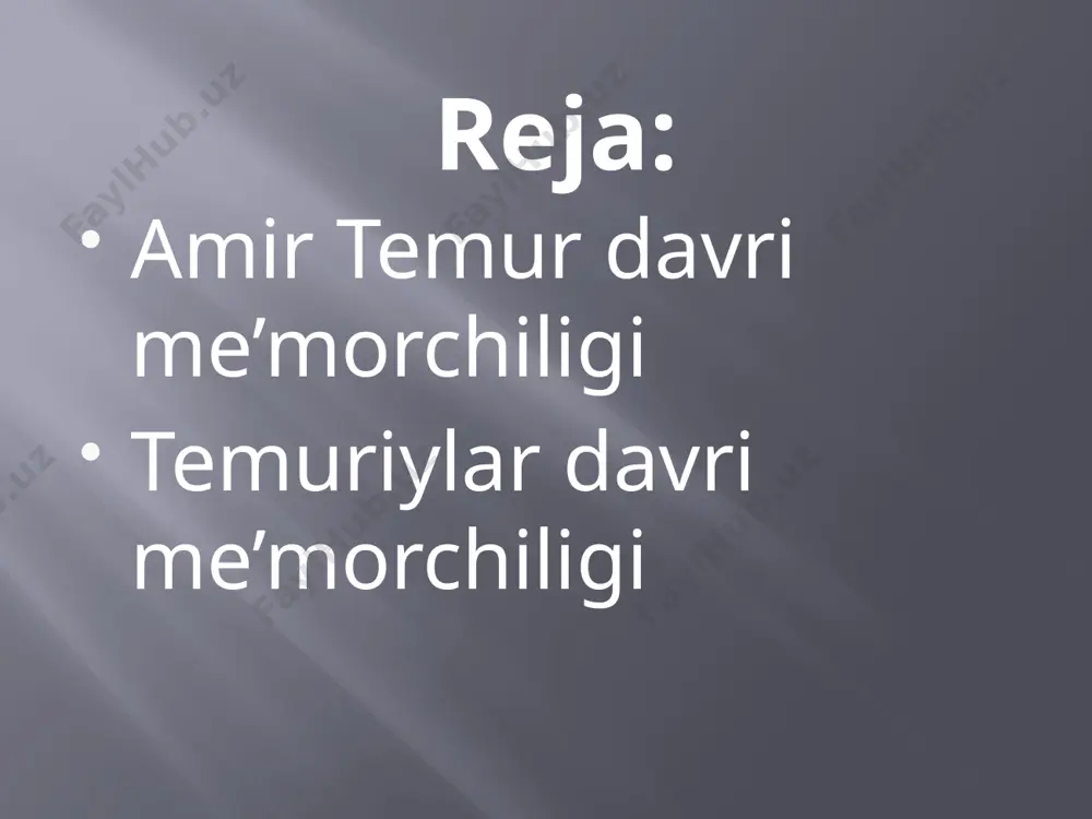noyob kitoblarni o’zida jamlagan ulkan kutubxona, amir temurning xazinasi, taxti, zarbxona, aslahasozlik ustaxonalari, hammom, hovuz, zindon va boshqa binolar joylashgan. shuningdek, unda madaniy-maishiy binolar, suv inshootlari, yashil zona, gulzorlar, hunarmandchilik ustaxonalari, do’konlar va savdo rastalari tartib bilan joylashtirilgan. arkda ko’ksaroy hamda bo’stonsaroy joylashgan. ko’ksaroy tuzilishi jihatidan to’rt qavatli bo’lib, go’zal naqshlari betakror bo’lgan. ushbu saroyning bezaklarida ko’k zangori rangdagi sirkor koshinlar ko’p ishlatilganligi sababli ko’ksaroy deb ataganlar. unda saltanatning muhim tadbirlari o’tkazilgan. jumladan, xonni taxtga o’tqazish yoki uni taxtdan olish kabi marosimlar, elchilar, shahzodalarni, oliy maqomdagi mehmonlarni shu saroyda qabul qilganlar. bo’stonsaroyda asosan hukmdorlarning yaqin kishilari, vazirlar, ularning oila a’zolari yashaganlar. shuningdek, bu erda turli tadbirlar – bazm va to’y-tomoshalar, oliy martabali kishilarning tantanali uchrashuvlari o’tkazilgan. elchi va mehmonlar shu erda qabul qilingan. samarqand shahri darvozalari 6 ta bo’lgan. ulardagi peshtoqlarning ikki tarafida mustahkam minoralar bo’lgan, devorlari esa turli ranglardagi naqshlar bilan bezatilgan amir temur samarqand atrofida misr, damashq, bag’dod, …