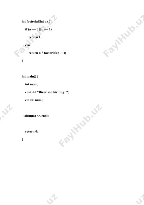 dasturlash || fanidan oraliq nazorat ishi - Page 4