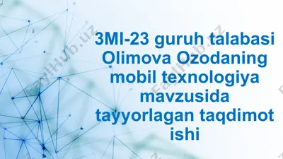 delphi mobil ilova yaratish — PPTX