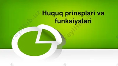 huquq prinsplari va funksiyalari — PPTX