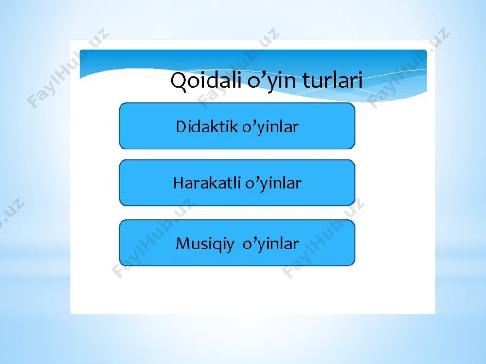 bolalar o'yinlari va o'yinlar faoliyatining turlari - Page 4