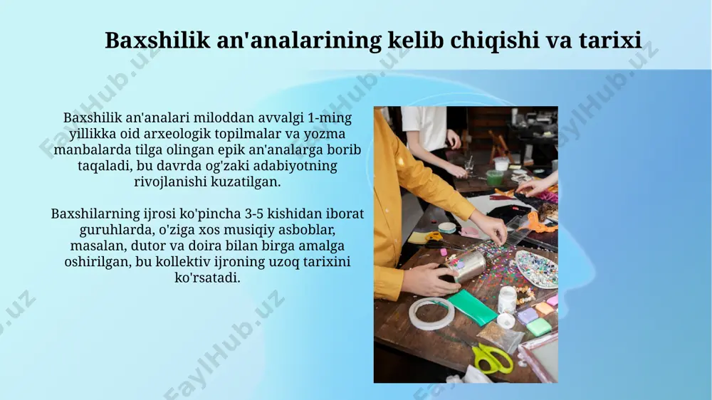 xalq og'zaki ijodi va baxshichilik an'analari - Page 5
