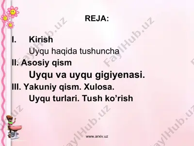 uyqu gigiyenasi — PPT