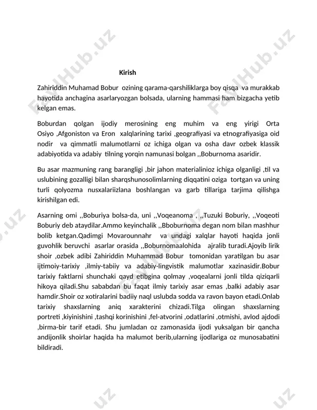 amonasida ijodi yuksalgan bir qancha andijonlik shoirlar haqida ha ma�lumot berib,ularning ijodlariga o�z munosabatini bildiradi. "boburnoma" da andijonlik shoirlar tasnifi movarounnahrning bir boʻlagi fargʻona viloyati va uning markazi andijon shahrida mavjud boʻlgan xv-xvi asrlardagi madaniy muhit toʻgʻrisidagi maʼlumotlar hozircha qoʻlimizda koʻp emas. vaholanki, ana shu muhitda boburdek ulkan ijod egasi yetishib chiqqan. sh uninguchun bu masalaga oid manbalarni har tomonlama oʻrganib chiqmoq, undagi maʼlumotlarni umumlashtirib, xv-xvi asr andijon (fargʻona viloyati) madaniy muhitini yoritmoq gapdagi vazifalarimizdan biri boʻlib qolmokda. bu toʻgʻrida xabar beruvchi qadimiy manbalar navoiyning “majolis un-nafois” asari, dashtatshoh samarqan- d i y n i n g tazkirasi, abdurazzoq samarqandiyning “matlaʼi saʼdayn va majmaʼi bahrayn” tarix kitobi (xv asr), boburning “boburnoma”, mirzo haydarning “tarixi rashidiy”, xoja hasan nisoriyning“muzakki- ri ahbob”tazkirasi, darvesh ali changiyning “musiqiy ^isolasi” (x v ii asr) asarlaridan iborat. xx asrda oʻzbekiston respublikasi fargʻona viloyatining qoʻqon shahrida tuzilgan “tazkirat ush-shuaro” tazkirasida ham oʻtmish davrlarda yashab ijod etgan forsiyzabon …