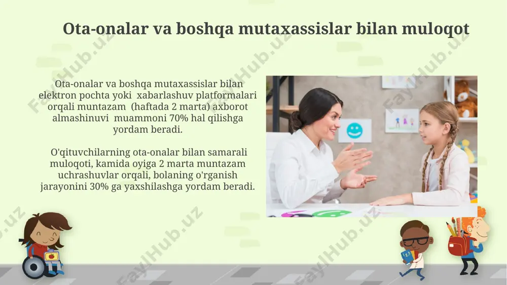 imkoniyati cheklangan bolalarga ta'lim berishda oʻqituvchi muloqot madaniyatining ahamiyati - Page 5