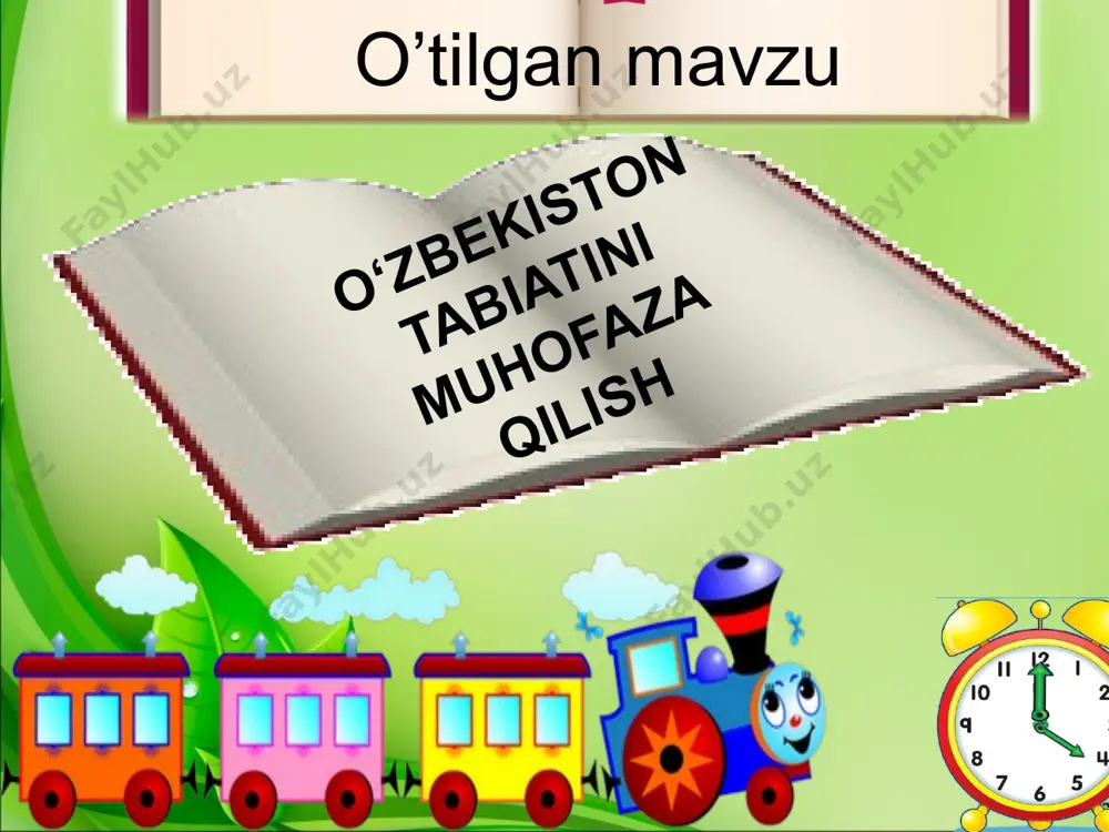 o‘zbekiston tabiatini muhofaza qilish dars ishlanmasi - Page 3