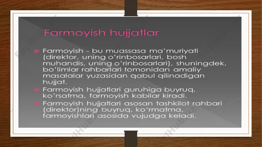 farmoyish hujjatlari.tashkiliy hujjatlar - Page 3