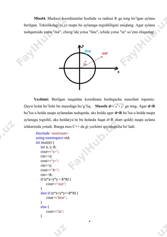 tarmoqlanovchi algoritmlar va ularning dasturi - Page 4