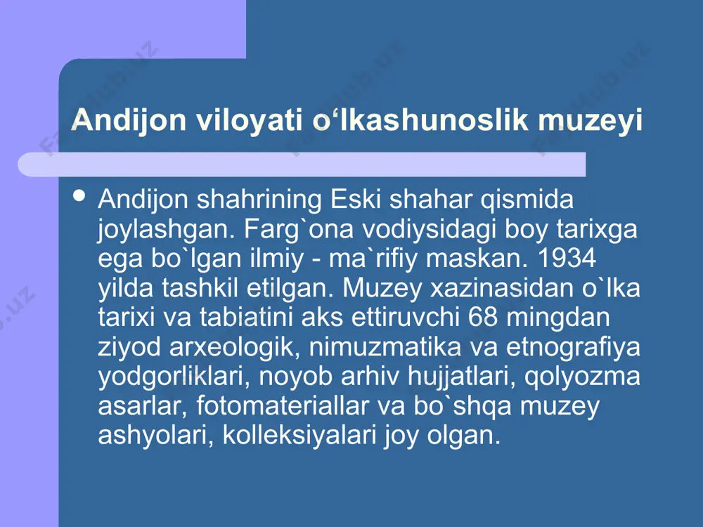 andijon muzeylari - Page 2