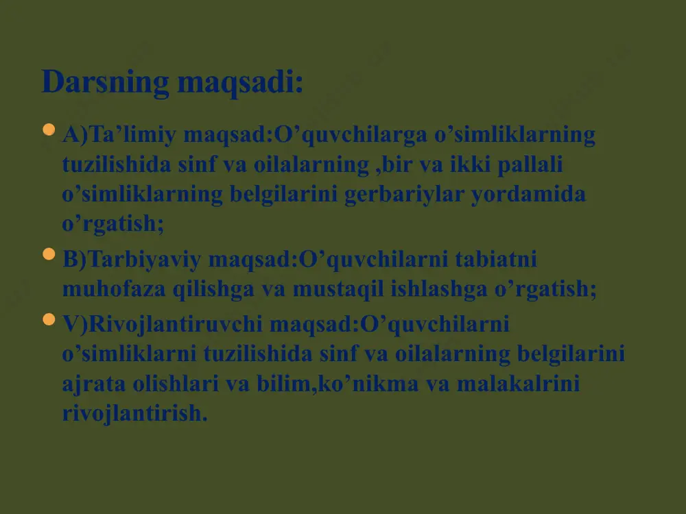 biologiya fanining laboratoriya mashg'uloti - Page 3