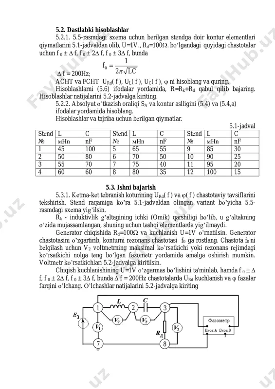 kеtma-kеt ulangan tеbranish konturining tadqiqot ishi - Page 4